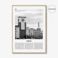 Fargo Print Black and White No 3, Fargo Wall Art, Fargo Poster, Fargo Photo, Fargo Wall Décor, Oregon, USA, United States, North America
