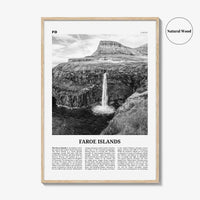 Faroe Islands Print Black and White, Faroe Islands Wall Art, Faroe Islands Poster, Faroe Islands Photo, Faeroe, Færøerne, Tórshavn, Europe