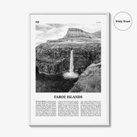 Faroe Islands Print Black and White, Faroe Islands Wall Art, Faroe Islands Poster, Faroe Islands Photo, Faeroe, Færøerne, Tórshavn, Europe