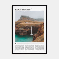 Faroe Islands Travel Color Poster