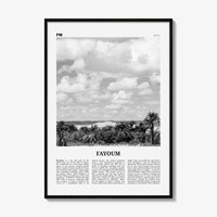 Fayoum Print Black and White, Fayoum Wall Art, Fayoum Poster, Fayoum Photo, Fayoum Wall Décor, Fayoum Map, Egypt