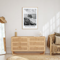 Fernando de Noronha Portrait B&W Poster