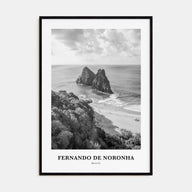 Fernando de Noronha Portrait B&W Poster