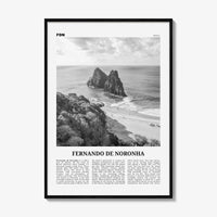Fernando de Noronha Print Black and White, Fernando de Noronha Wall Art, Fernando de Noronha Poster, Fernando de Noronha Photo, Brazil