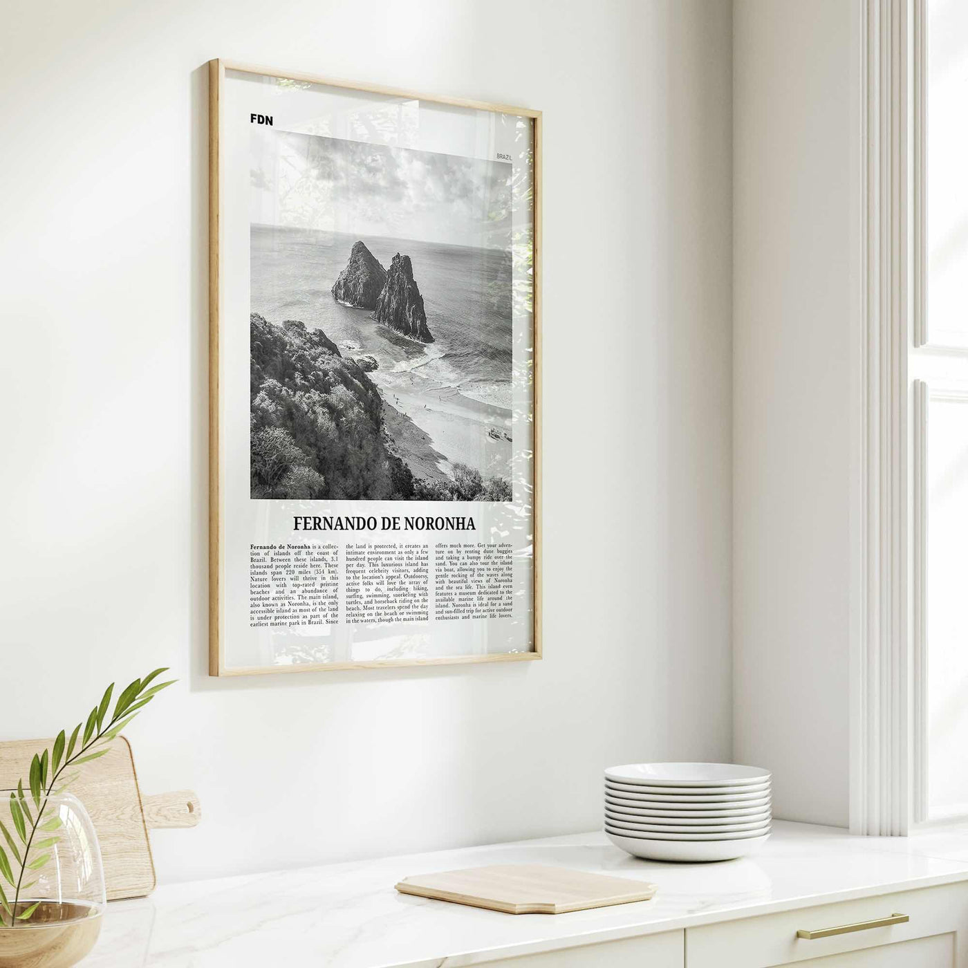 Fernando de Noronha Print Black and White, Fernando de Noronha Wall Art, Fernando de Noronha Poster, Fernando de Noronha Photo, Brazil