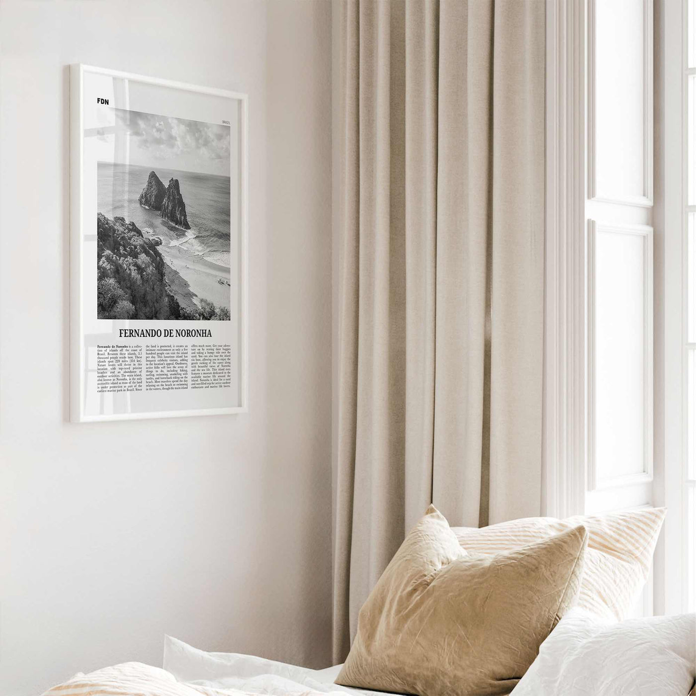 Fernando de Noronha Print Black and White, Fernando de Noronha Wall Art, Fernando de Noronha Poster, Fernando de Noronha Photo, Brazil
