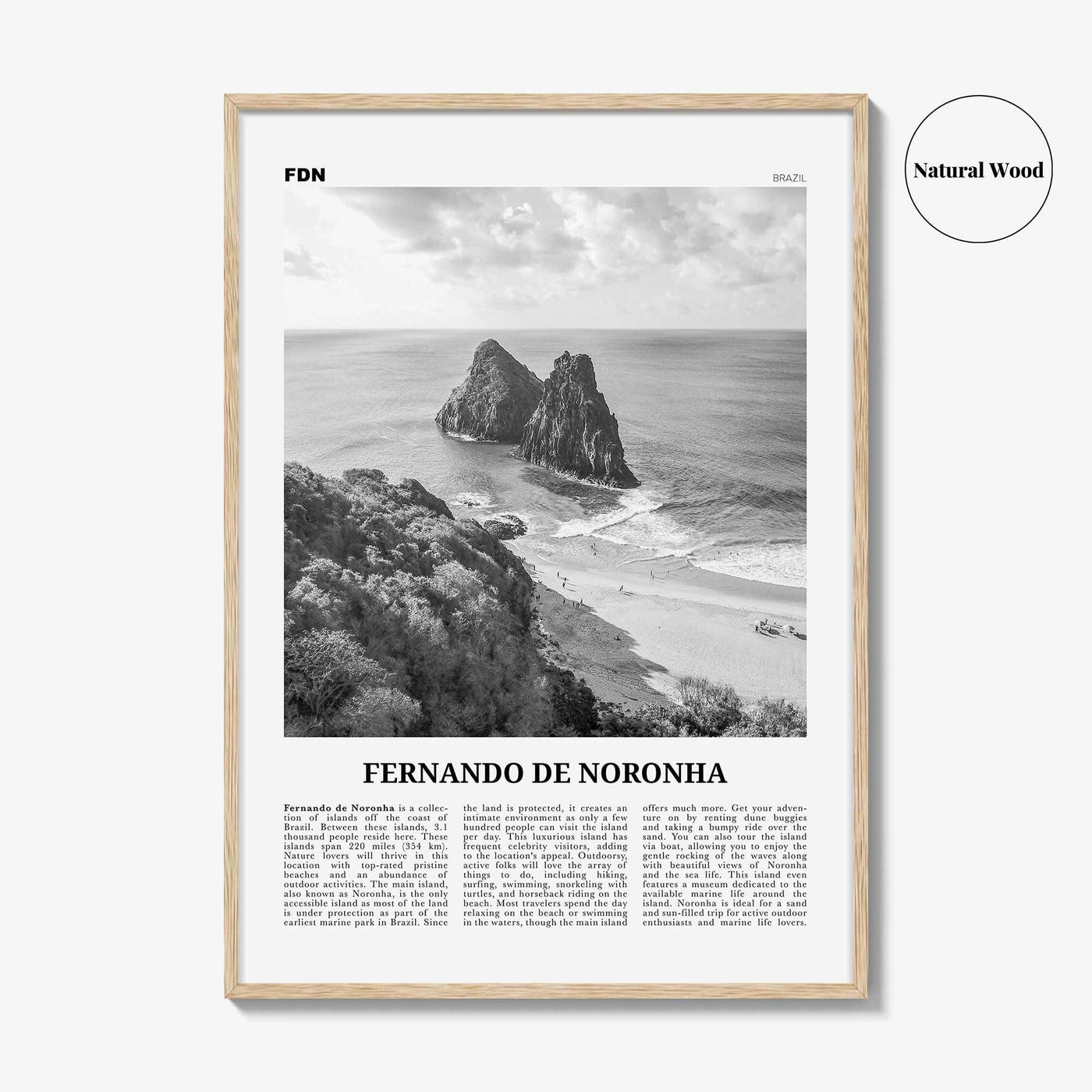 Fernando de Noronha Print Black and White, Fernando de Noronha Wall Art, Fernando de Noronha Poster, Fernando de Noronha Photo, Brazil