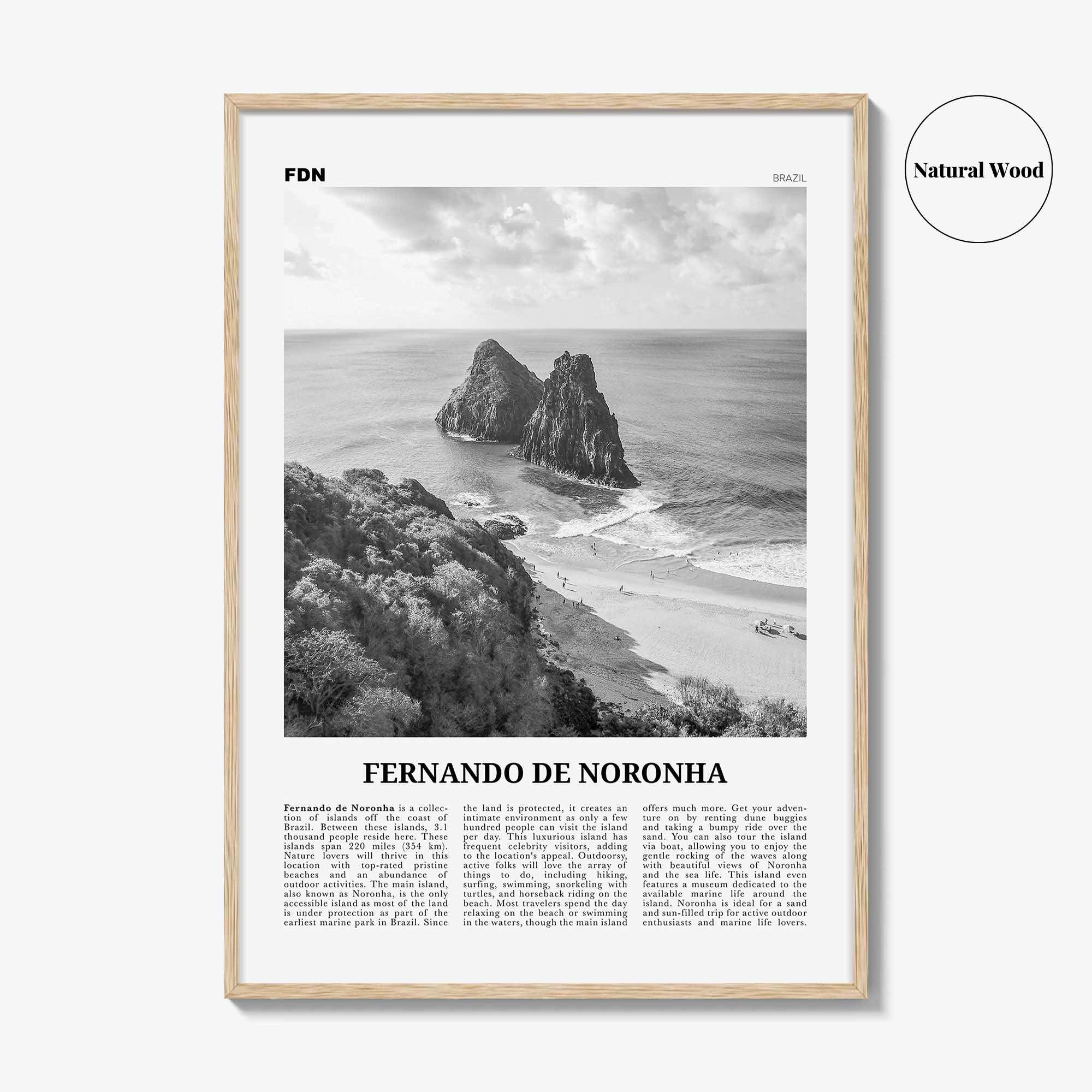 Fernando de Noronha Print Black and White, Fernando de Noronha Wall Art, Fernando de Noronha Poster, Fernando de Noronha Photo, Brazil