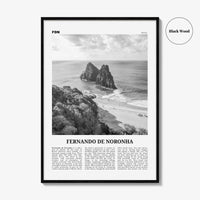 Fernando de Noronha Print Black and White, Fernando de Noronha Wall Art, Fernando de Noronha Poster, Fernando de Noronha Photo, Brazil