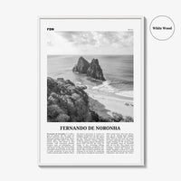 Fernando de Noronha Print Black and White, Fernando de Noronha Wall Art, Fernando de Noronha Poster, Fernando de Noronha Photo, Brazil