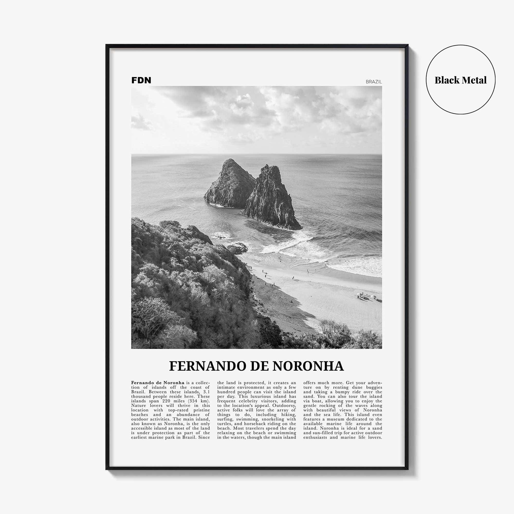 Fernando de Noronha Print Black and White, Fernando de Noronha Wall Art, Fernando de Noronha Poster, Fernando de Noronha Photo, Brazil