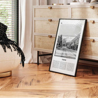 Fernie Print Black and White, Fernie Wall Art, Fernie Poster, Fernie Photo, Fernie Wall Décor, Fernie Map, British Columbia, Canada