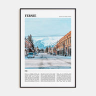 Fernie Travel Color Poster
