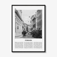 Ferrara Print Black and White, Ferrara Wall Art, Ferrara Poster, Ferrara Photo, Ferrara Wall Décor, Ferrara Map, Italy