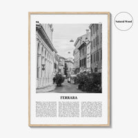 Ferrara Print Black and White, Ferrara Wall Art, Ferrara Poster, Ferrara Photo, Ferrara Wall Décor, Ferrara Map, Italy