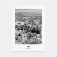 Fez Portrait B&W Poster