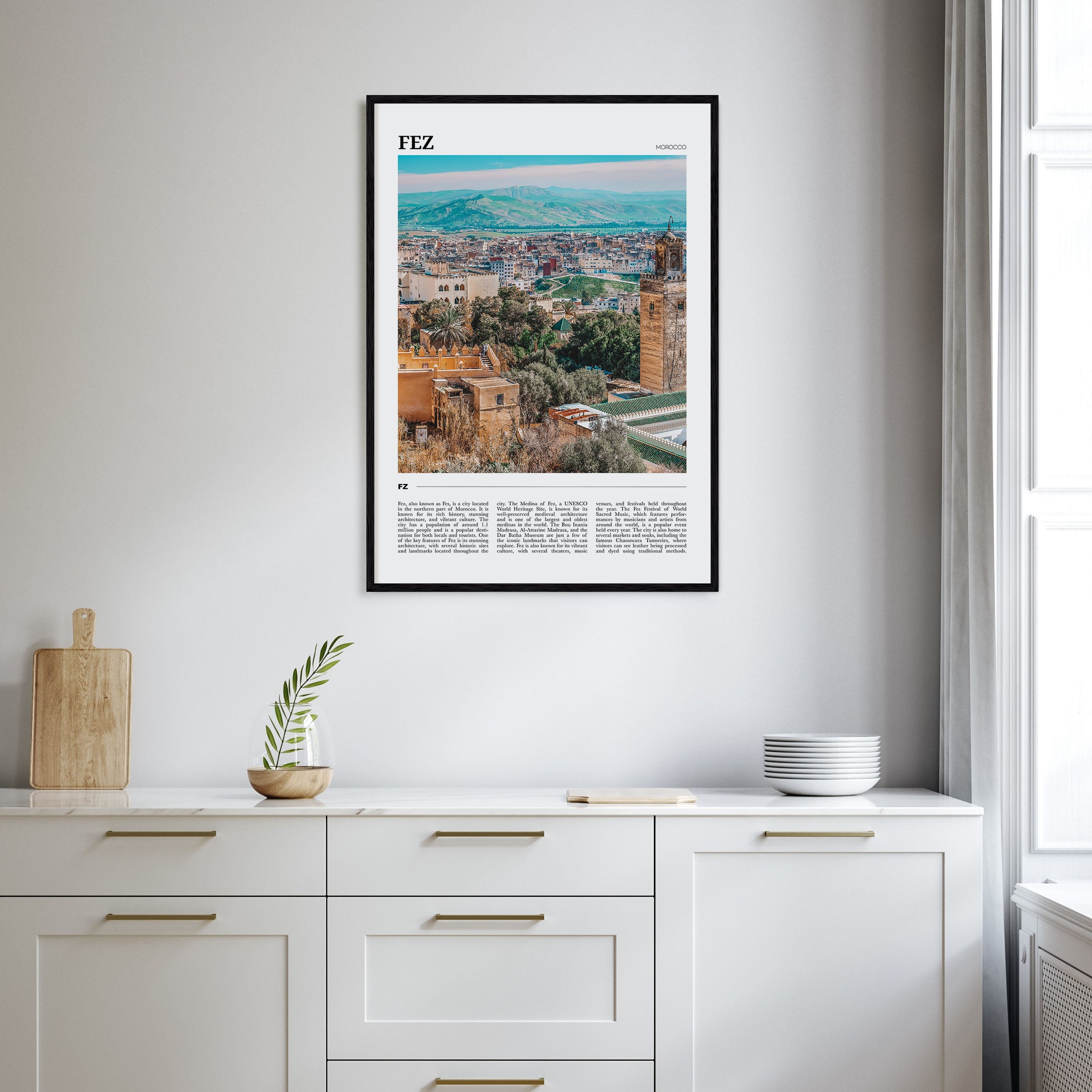 Fez Travel Color Poster