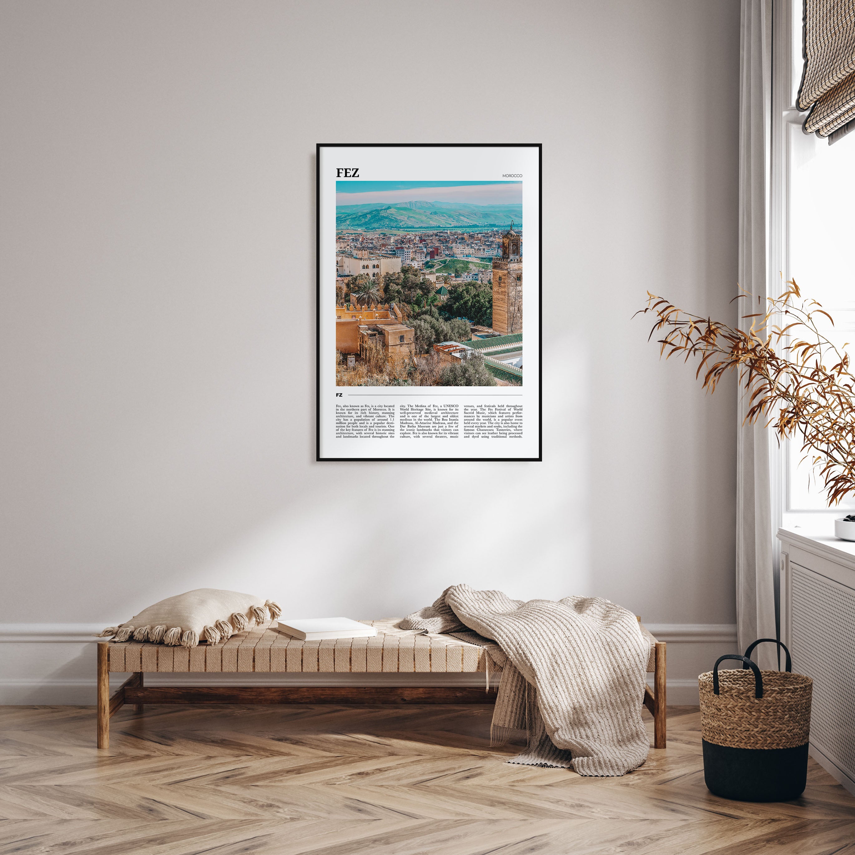 Fez Travel Color Poster