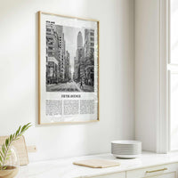 Fifth Avenue Print Black and White, 5th Avenue Wall Art, 5th Avenue Poster, 5th Avenue Photo, 5th Avenue Wall Décor, New York, United States