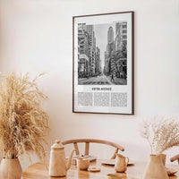 Fifth Avenue Print Black and White, 5th Avenue Wall Art, 5th Avenue Poster, 5th Avenue Photo, 5th Avenue Wall Décor, New York, United States