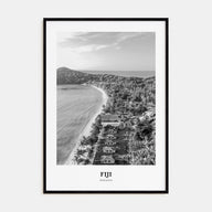 Fiji Portrait B&W No 1 Poster