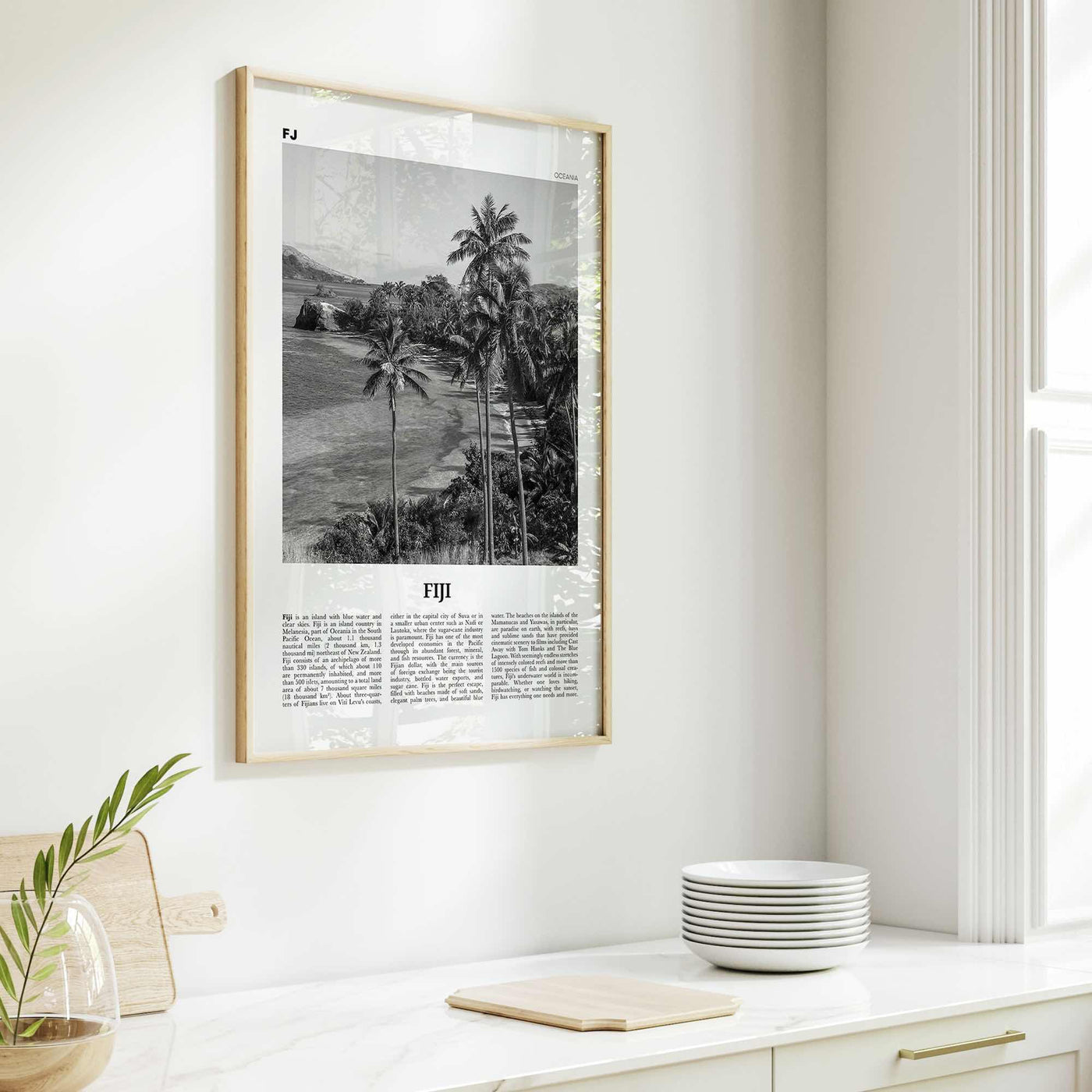 Fiji Print Black and White No 1, Fiji Wall Art, Fiji Poster, Fiji Photo, Fiji Wall Decor, Suva Print, Vanuatu Art, Viti, Levu, Suva