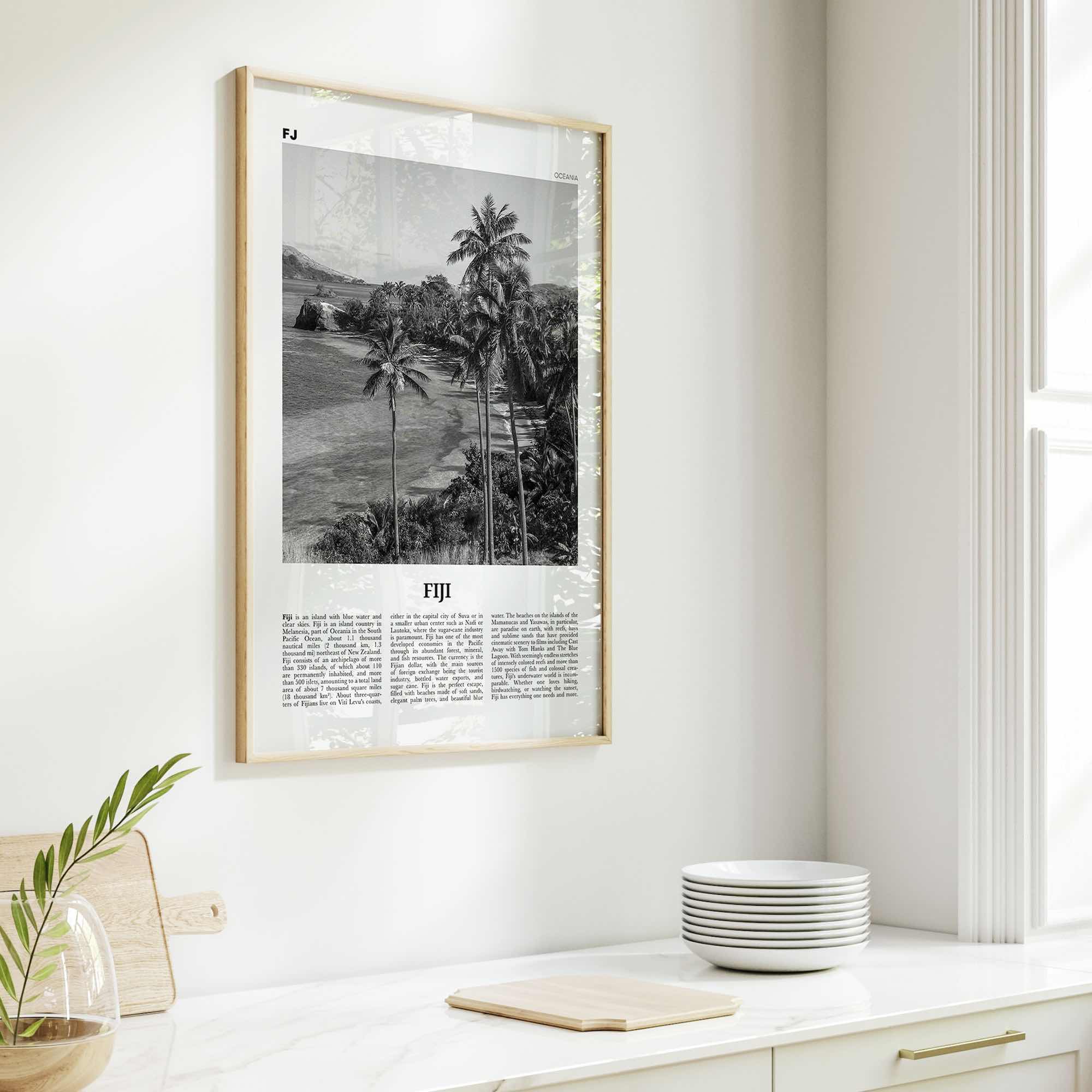 Fiji Print Black and White No 1, Fiji Wall Art, Fiji Poster, Fiji Photo, Fiji Wall Decor, Suva Print, Vanuatu Art, Viti, Levu, Suva