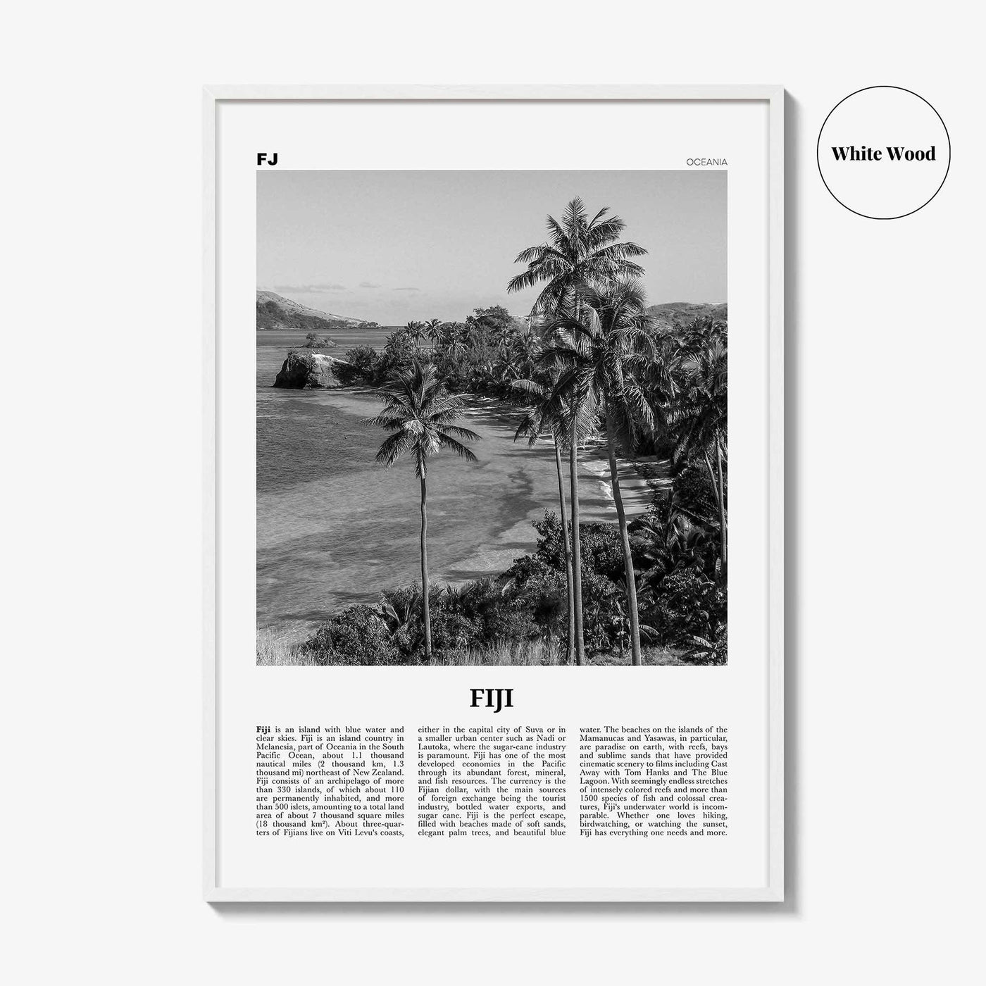 Fiji Print Black and White No 1, Fiji Wall Art, Fiji Poster, Fiji Photo, Fiji Wall Decor, Suva Print, Vanuatu Art, Viti, Levu, Suva