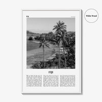 Fiji Print Black and White No 1, Fiji Wall Art, Fiji Poster, Fiji Photo, Fiji Wall Decor, Suva Print, Vanuatu Art, Viti, Levu, Suva