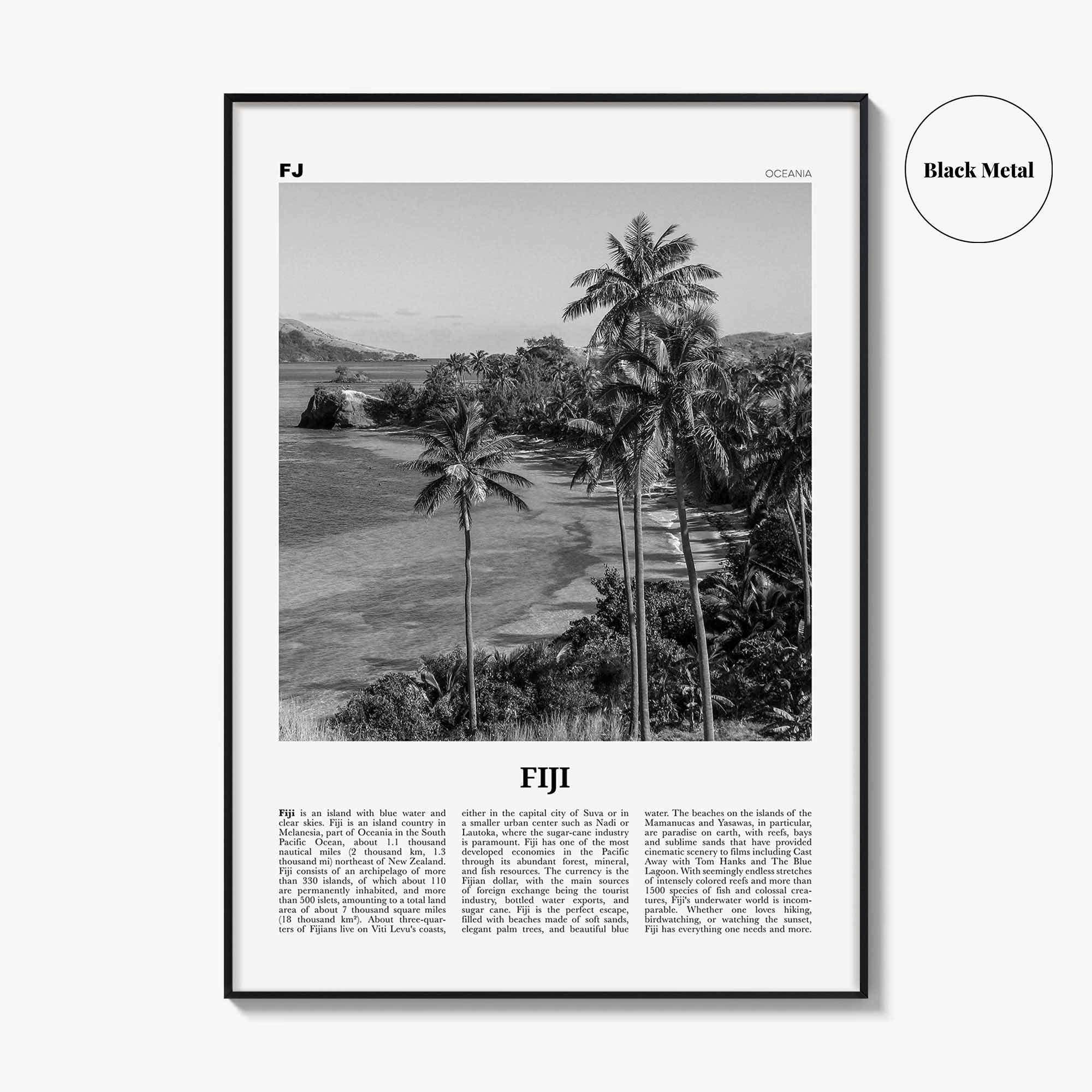 Fiji Print Black and White No 1, Fiji Wall Art, Fiji Poster, Fiji Photo, Fiji Wall Decor, Suva Print, Vanuatu Art, Viti, Levu, Suva
