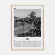 Fiji Travel B&W No 1 Poster