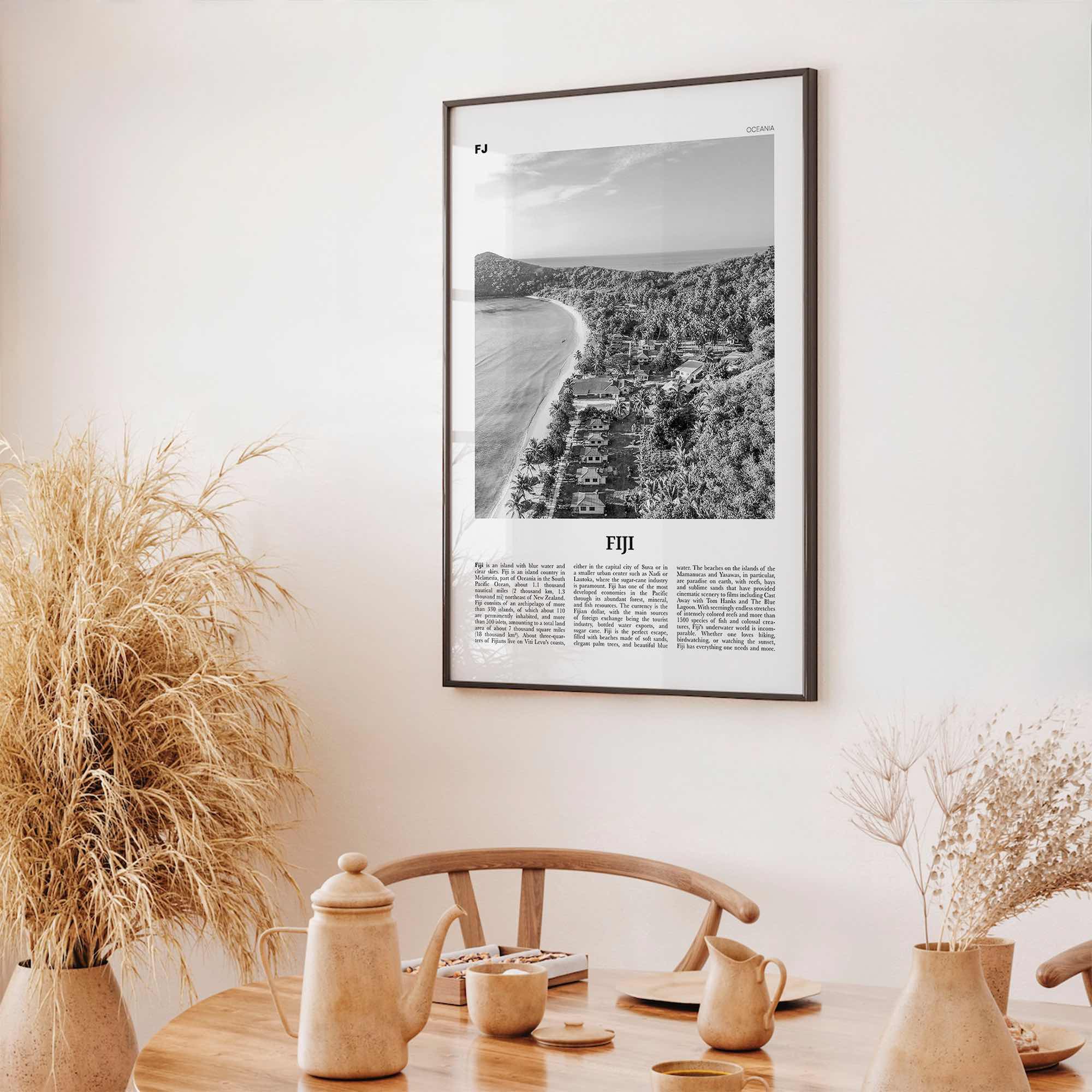 Fiji Print Black and White No 2, Fiji Wall Art, Fiji Poster, Fiji Photo, Fiji Wall Decor, Suva Print, Vanuatu Art, Viti, Levu, Suva