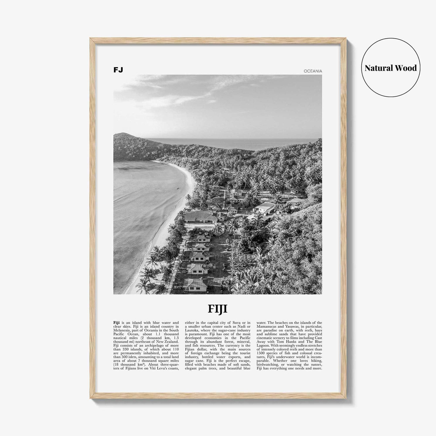 Fiji Print Black and White No 2, Fiji Wall Art, Fiji Poster, Fiji Photo, Fiji Wall Decor, Suva Print, Vanuatu Art, Viti, Levu, Suva