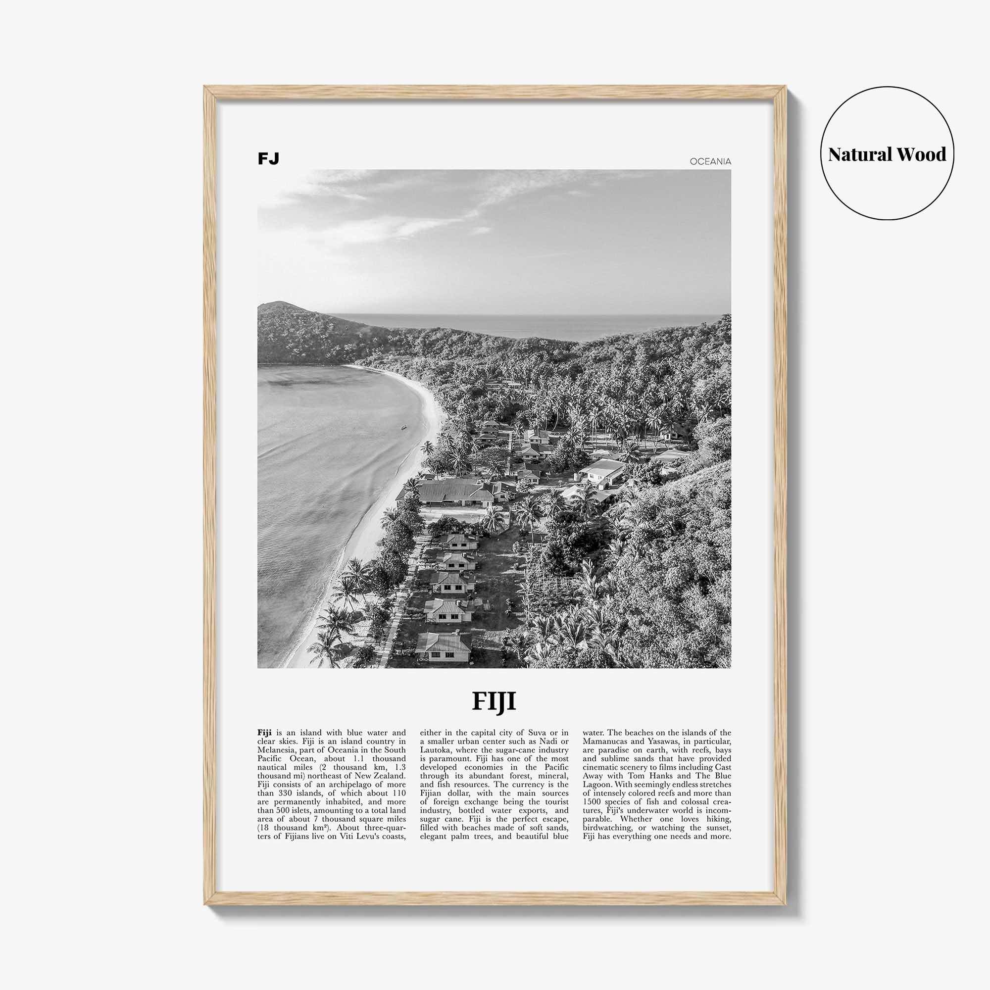 Fiji Print Black and White No 2, Fiji Wall Art, Fiji Poster, Fiji Photo, Fiji Wall Decor, Suva Print, Vanuatu Art, Viti, Levu, Suva