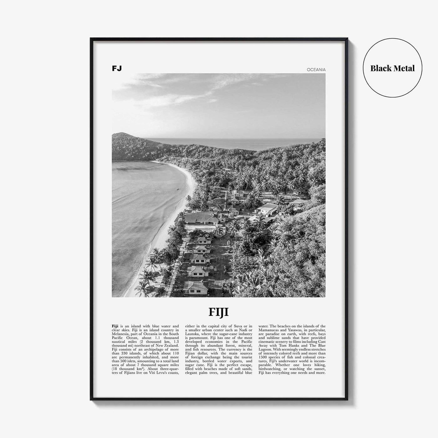 Fiji Print Black and White No 2, Fiji Wall Art, Fiji Poster, Fiji Photo, Fiji Wall Decor, Suva Print, Vanuatu Art, Viti, Levu, Suva
