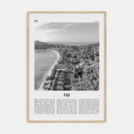 Fiji Travel B&W No 2 Poster
