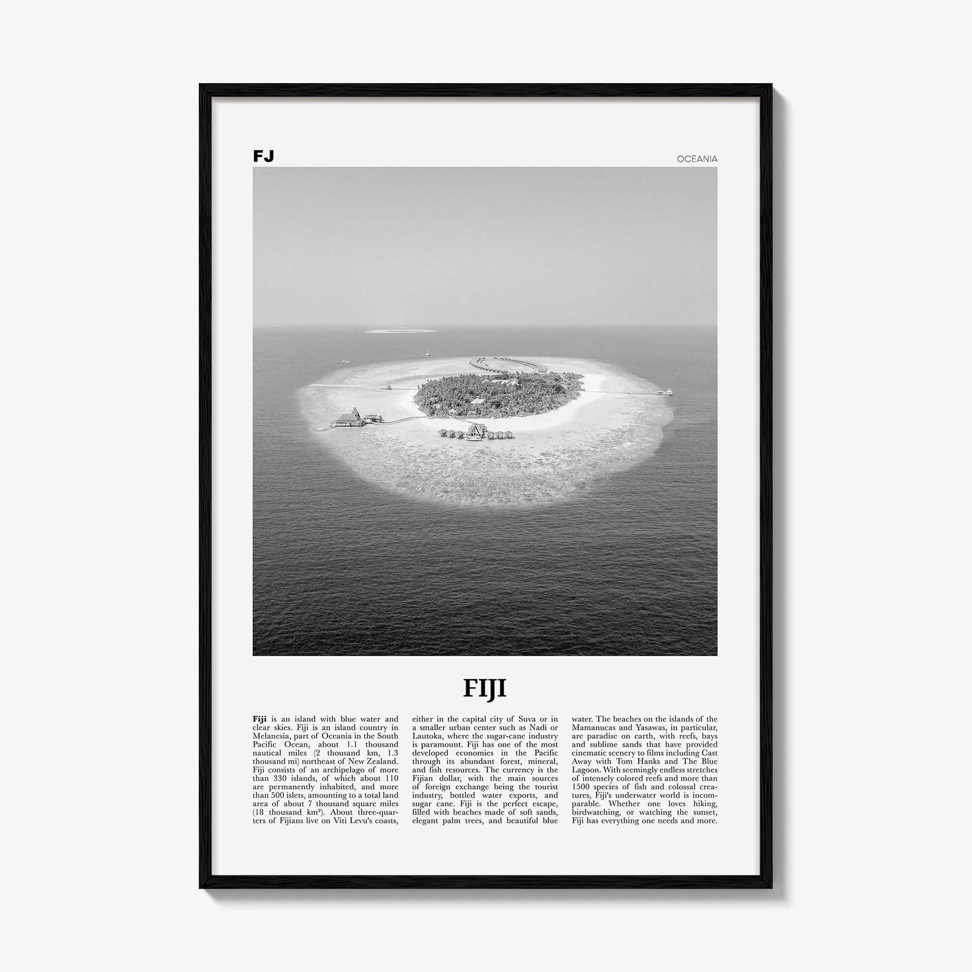 Fiji Print Black and White No 3, Fiji Wall Art, Fiji Poster, Fiji Photo, Fiji Wall Decor, Suva Print, Vanuatu Art, Viti, Levu, Suva