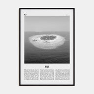 Fiji Travel B&W No 3 Poster
