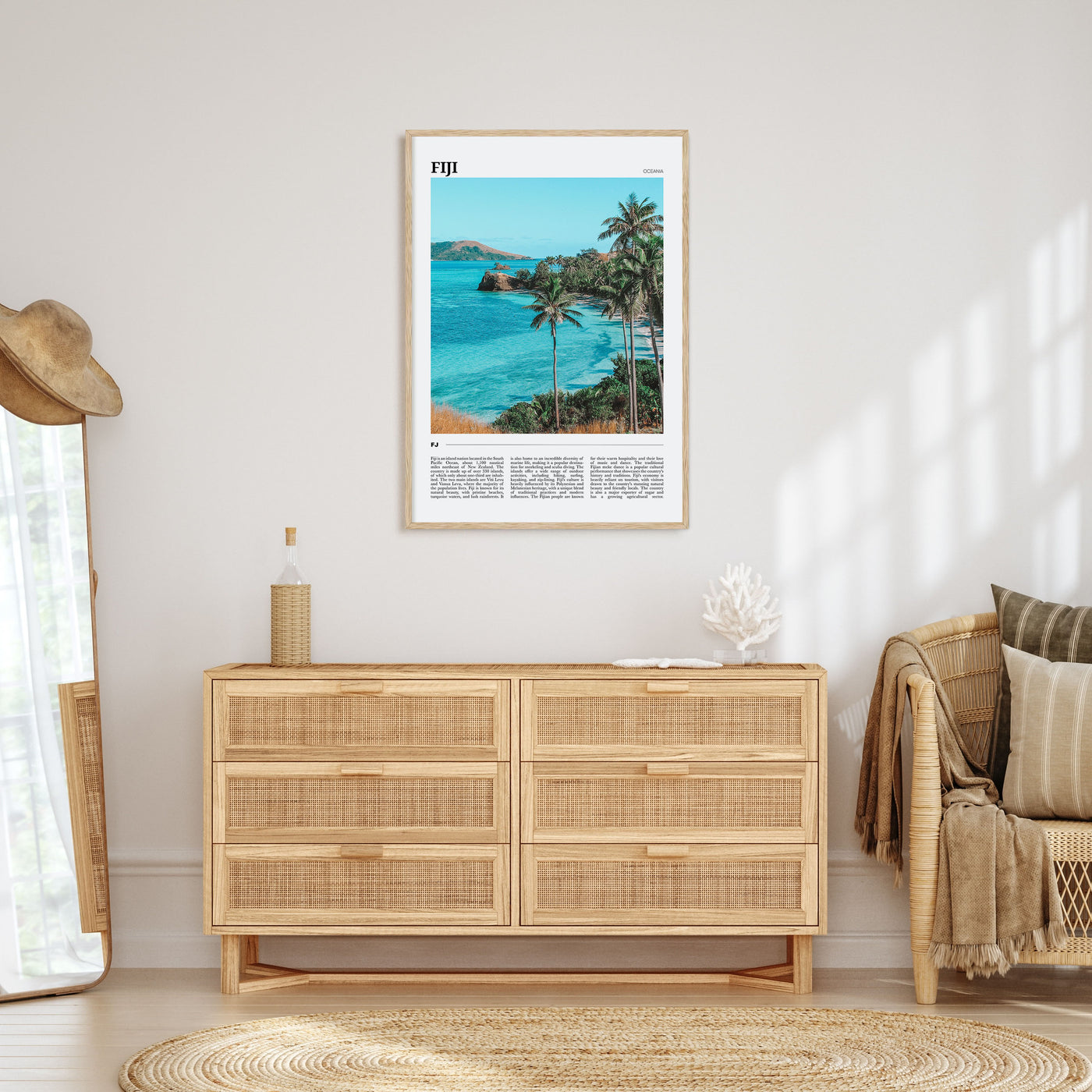 Fiji Travel Color Poster