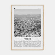 Finfinne Travel B&W Poster