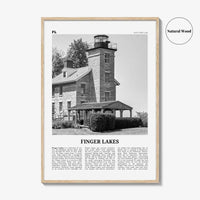 Finger Lakes Print Black and White, Finger Lakes Wall Art, Finger Lakes Poster, Finger Lakes Photo, Finger Lakes Wall Décor, New York, USA