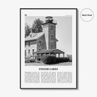 Finger Lakes Print Black and White, Finger Lakes Wall Art, Finger Lakes Poster, Finger Lakes Photo, Finger Lakes Wall Décor, New York, USA