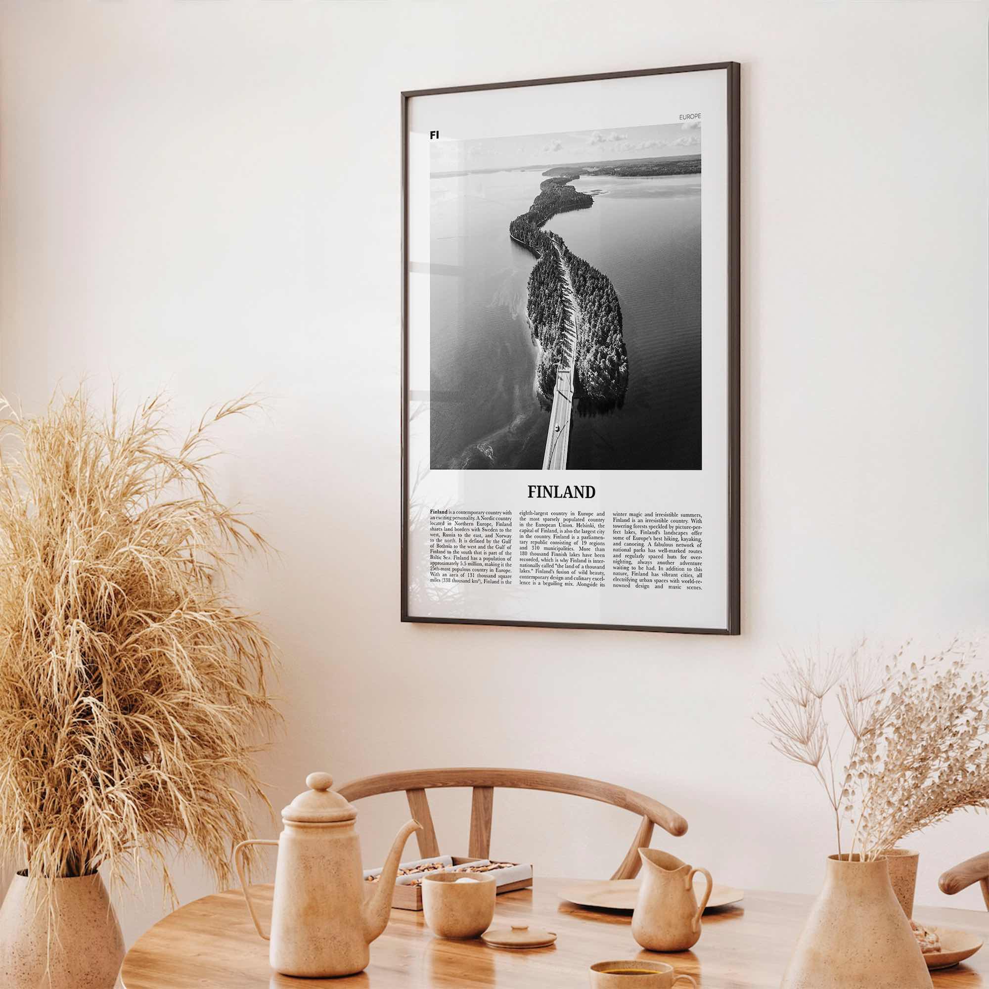 Finland Print Black and White, Finland Wall Art, Finland Poster, Finland Photo, Finland Decor, Suomi, Suomen, Scandinavian, Helsinki, Europe