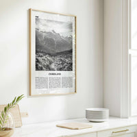 Fiordland National Park Print Black and White, Fiordland Wall Art, Fiordland Poster, Fiordland Photo, Fiordland Map, New Zealand