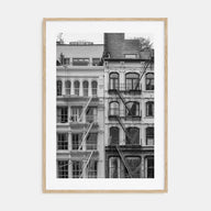 Fire Escapes Photo B&W No 2 Poster