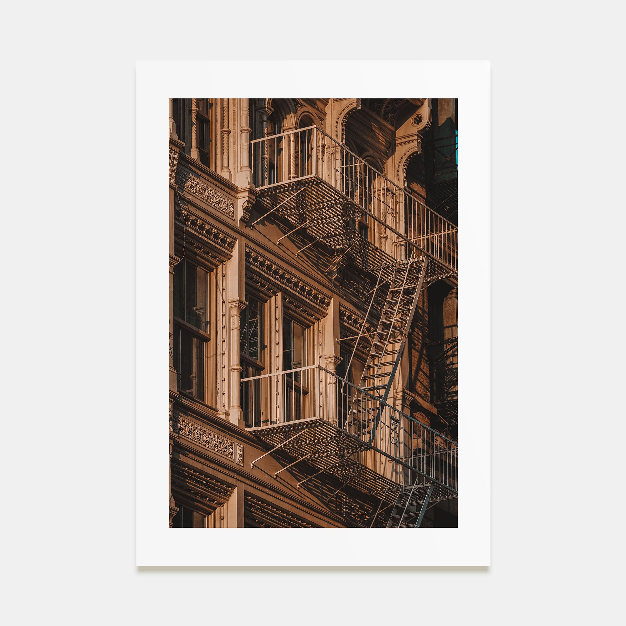 Fire Escapes Photo Color No 4 Poster