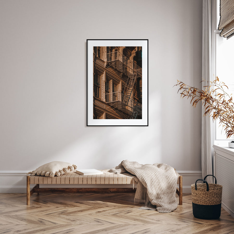 Fire Escapes Photo Color No 4 Poster