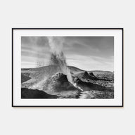 Fire Island Landscape B&W Poster