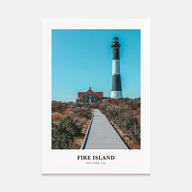 Fire Island Portrait Color No 2 Poster