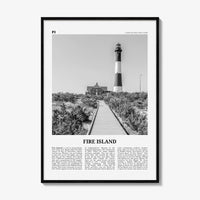 Fire Island Print Black and White, Fire Island Wall Art, Fire Island Poster, Fire Island Photo, Fire Island Wall Décor, Long Island, USA